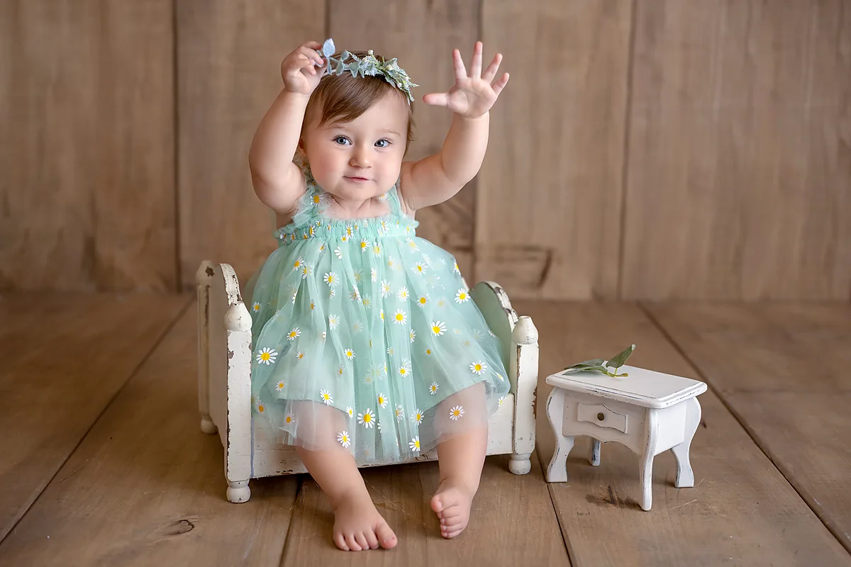 Baby-Geschwister-Portrait