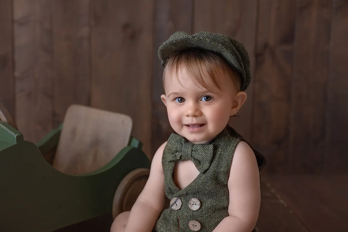 Babyporträt – kleine Geburtstagskrone