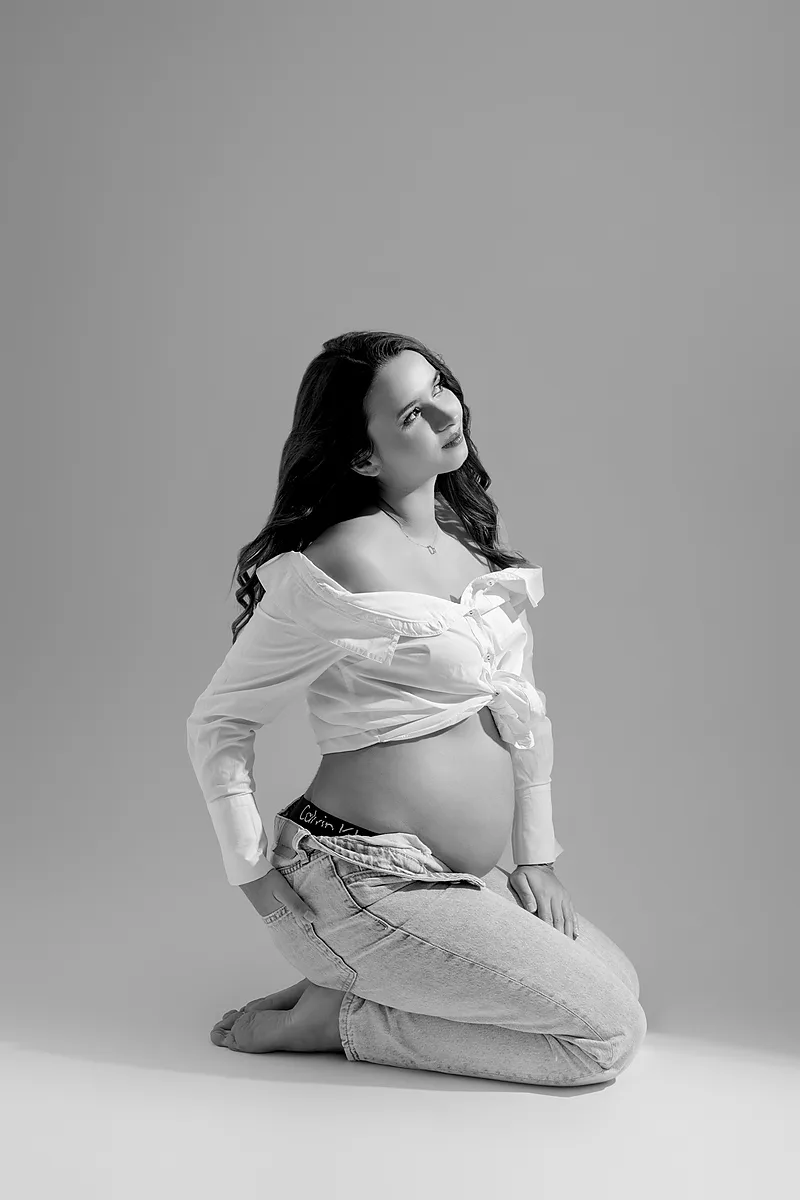 Babybauch-Erinnerungsfoto