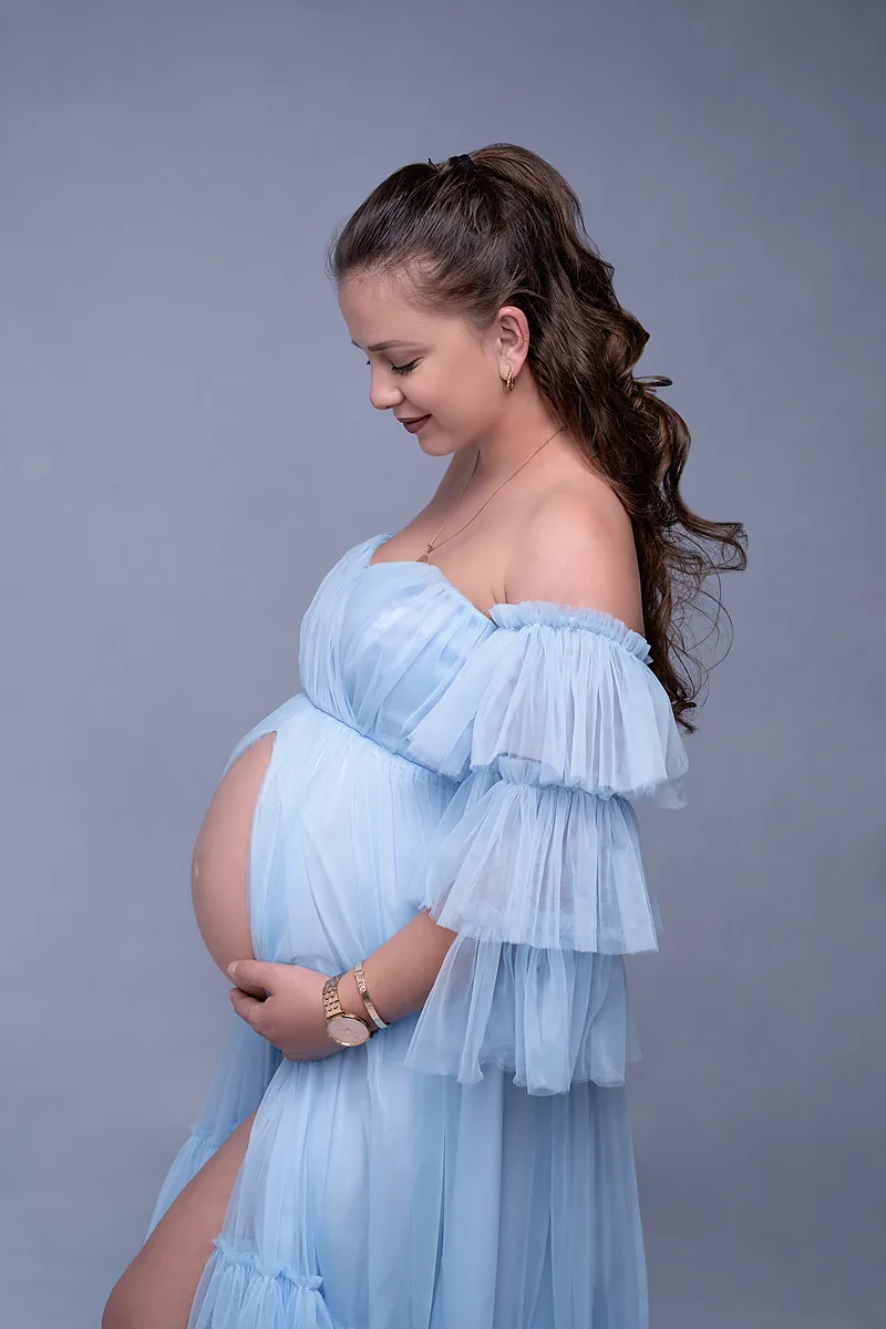 Babybauch-Mama-Papa-Freude
