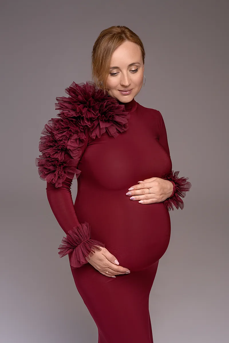 Schwangerschaftsfotografie – ruhige, elegante Atmosphäre
