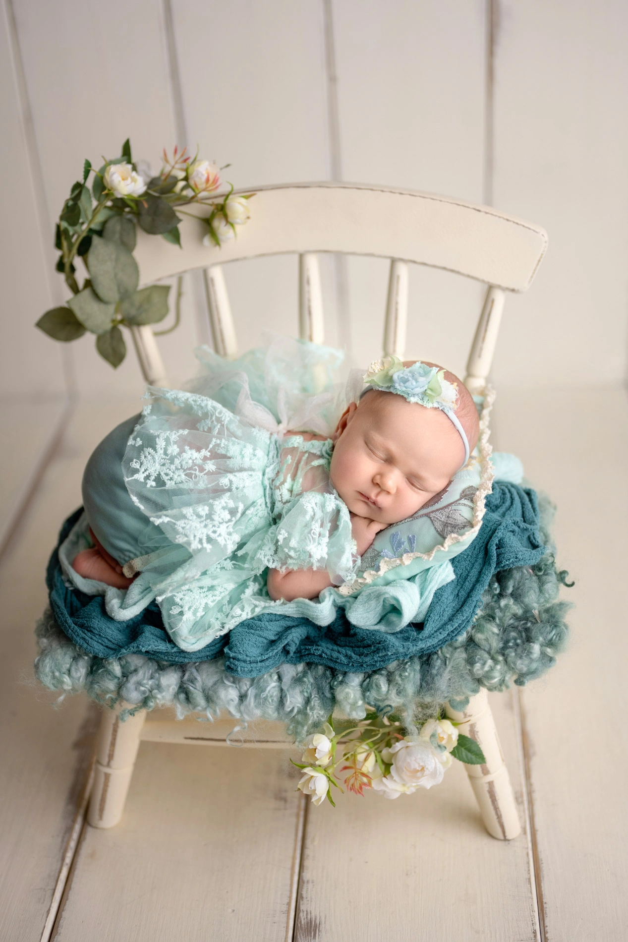 Newborn Fotografie – sanfte Studioaufnahme