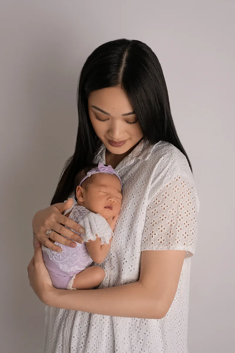 Newborn-Fotografie – ruhige Nahaufnahme