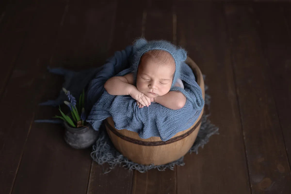Baby-Seitenportrait