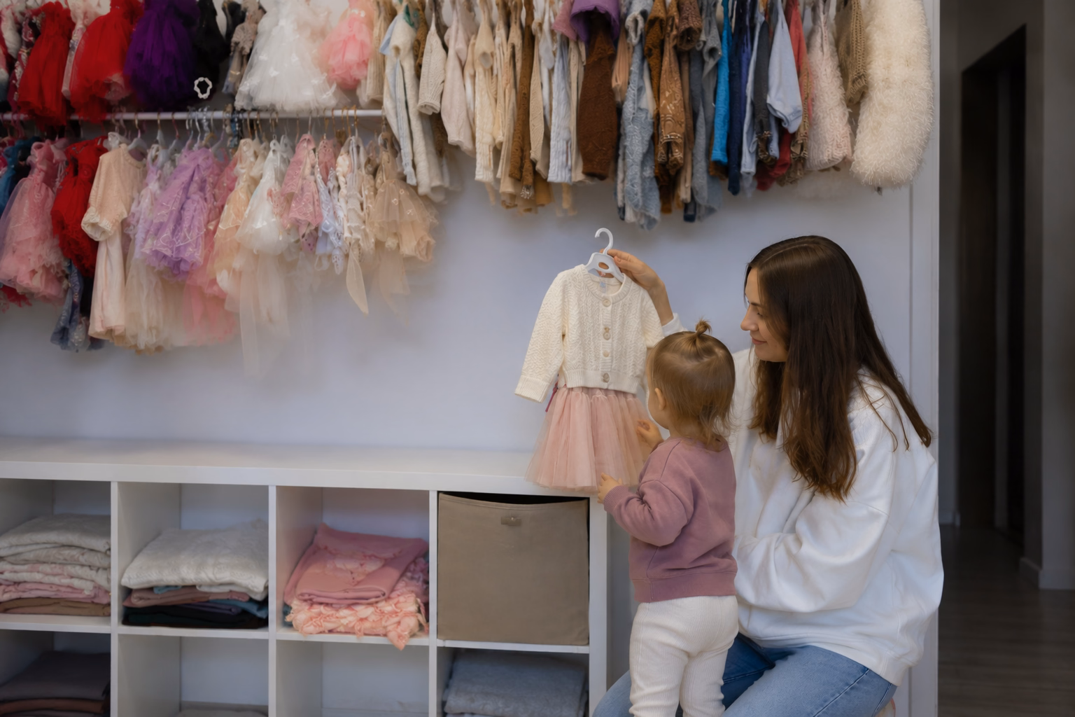 Accessoires und Kleidung im Fotostudio